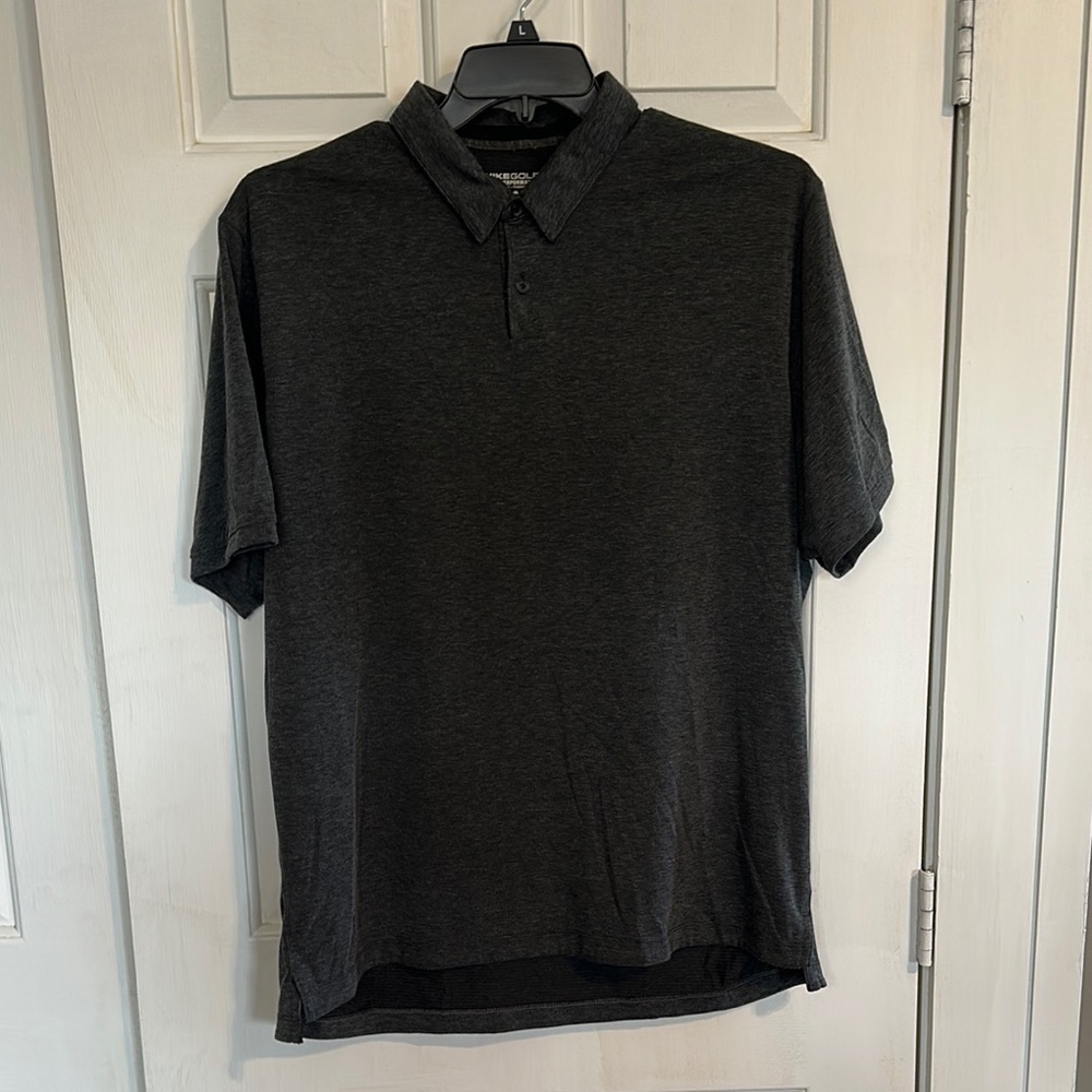 Nikes Gold Men’s Grey Polo size XL